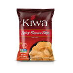 KIWA CASSAVA SPICY BBQ CHIPS PACK 5OZ x 12U