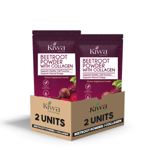 
                  
                    KIWA BEETROOT POWDER WITH COLLAGEN 7OZ X 2U
                  
                