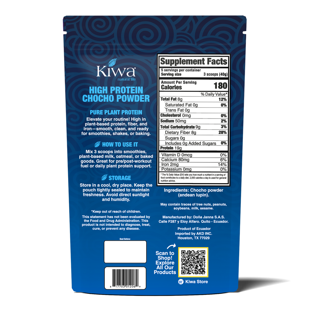 
                  
                    KIWA HIGH PROTEIN CHOCHO POWDER 7OZ X 2U
                  
                