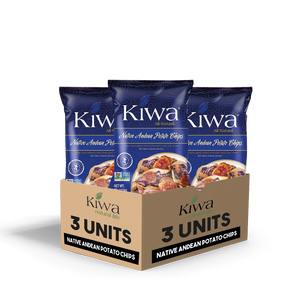 
                  
                    KIWA NATIVE ANDEAN POTATO CHIPS PACK 4OZ x 3U
                  
                