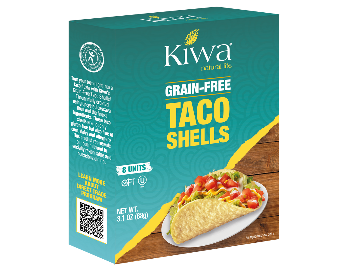 GRAIN-FREE CASSAVA TACO SHELLS (PACK OF 5-40 PIECE) – Kiwa