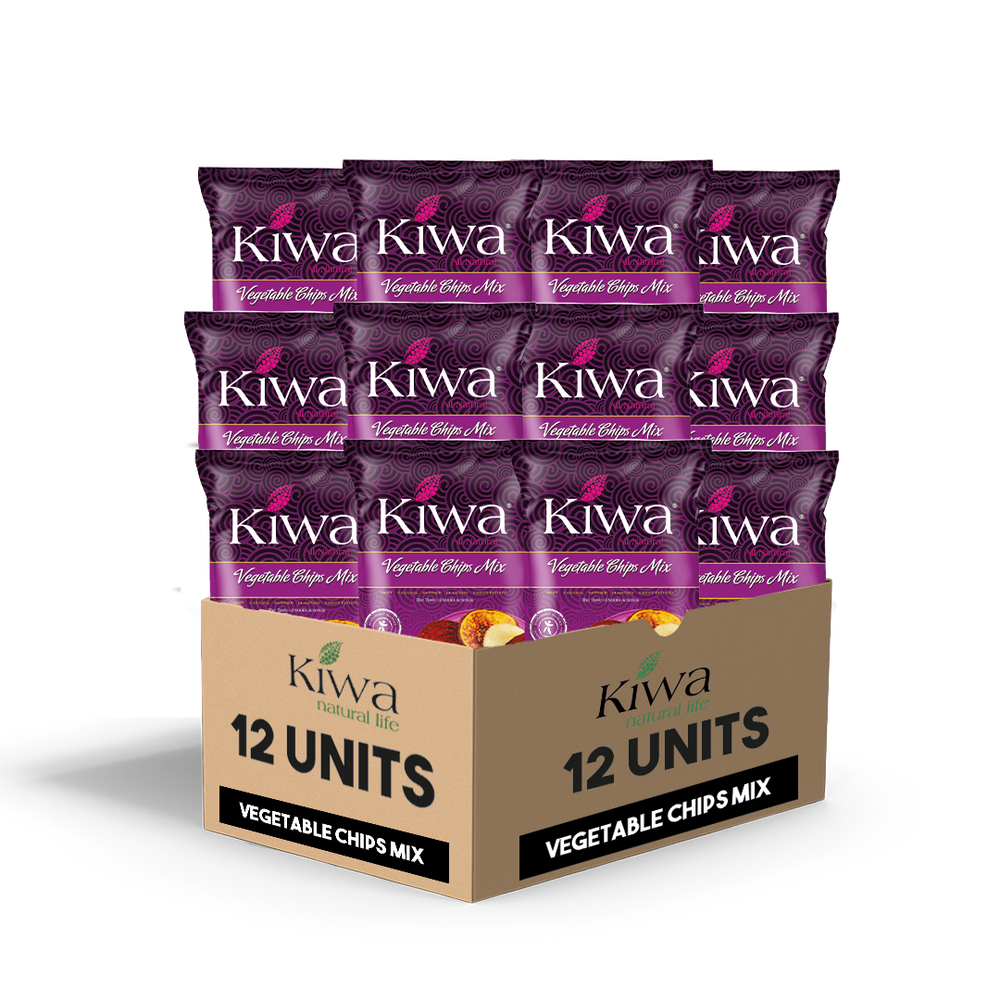 KIWA VEGETABLE CHIPS MIX PACK 5.25OZ x 12U