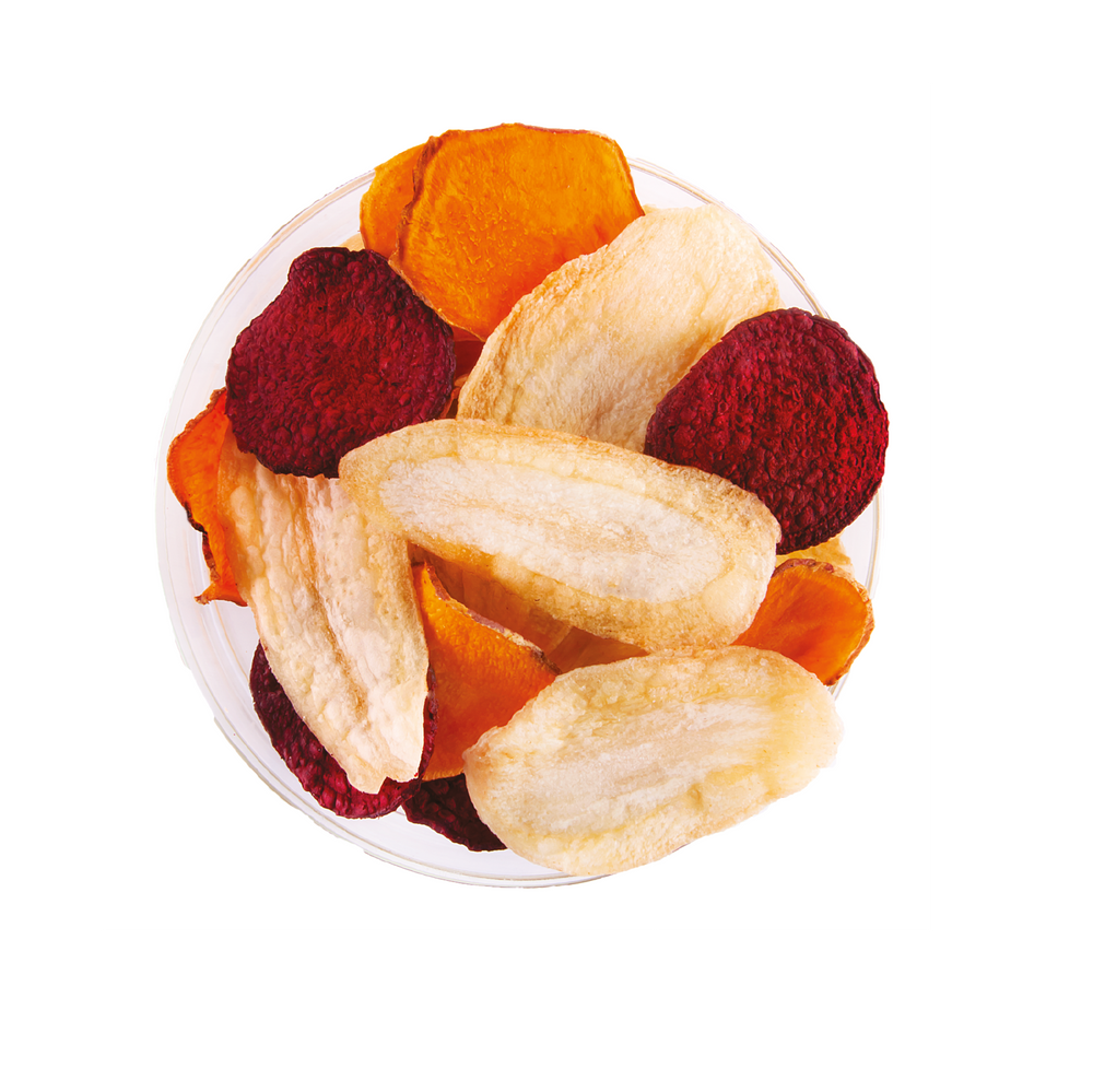 Andean veggie mix, root vegetable chips, gluten-free vegetable chips, healthy veggie snack, natural veggie chips