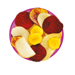 vegetable chips mix, healthy vegetable snacks, root veggie chips, gluten-free chips, all-natural veggie chips